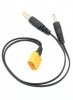 Adapter XT60 męski - DC Jack 5.5mm i 3.5mm